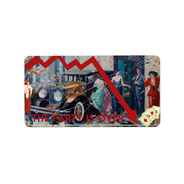 Das Party ist vorbei. Label (Front)