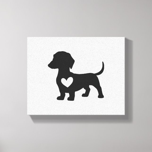 Daschund       canvas print (Front)