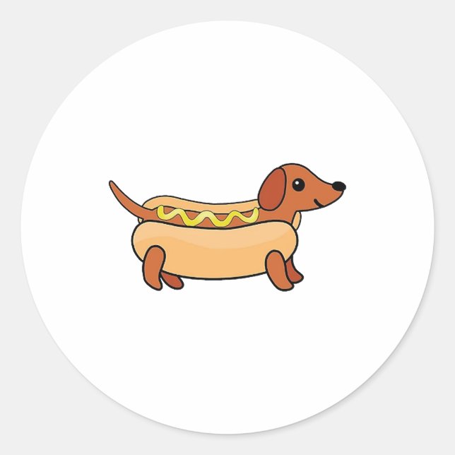 Daschund Copy Copy Copy Copy Copy Classic Round Sticker (Front)