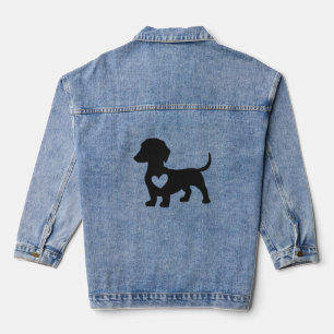 Daschund       denim jacket