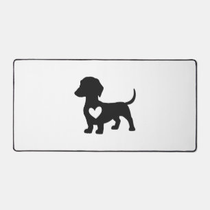 Daschund desk mat