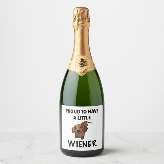 Daschund    sparkling wine label (Front)