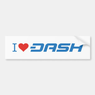 Dash Bumper Sticker