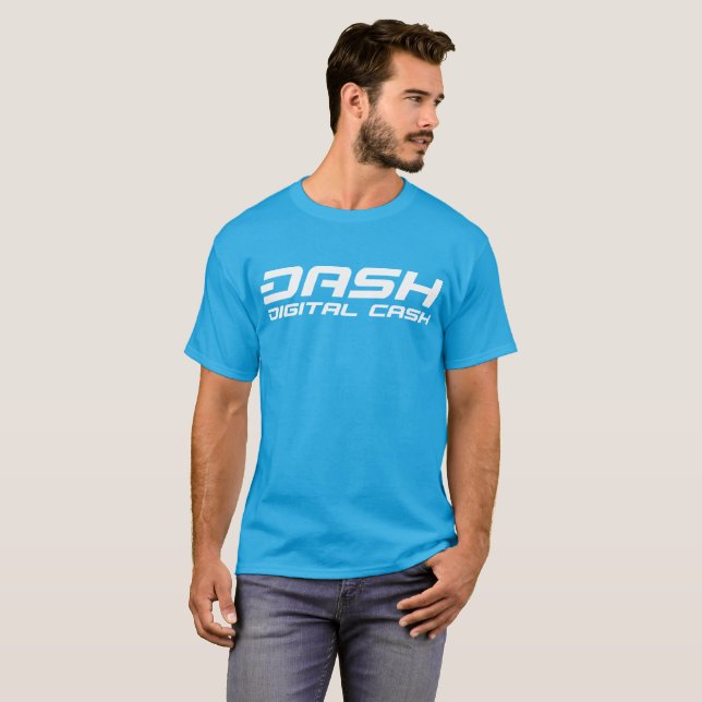 DASH Classic Aqua Blue Tee (Front Full)