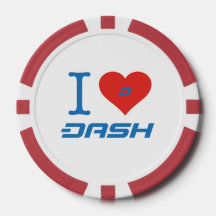Dash Poker Chips Red