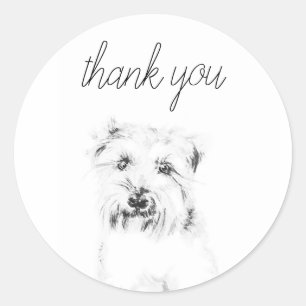 Dash the Dog Classic Round Sticker