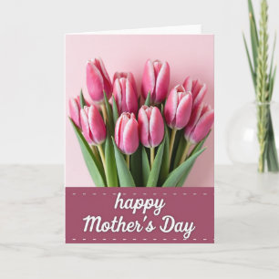 Dashed Line Floral Beauty Card
