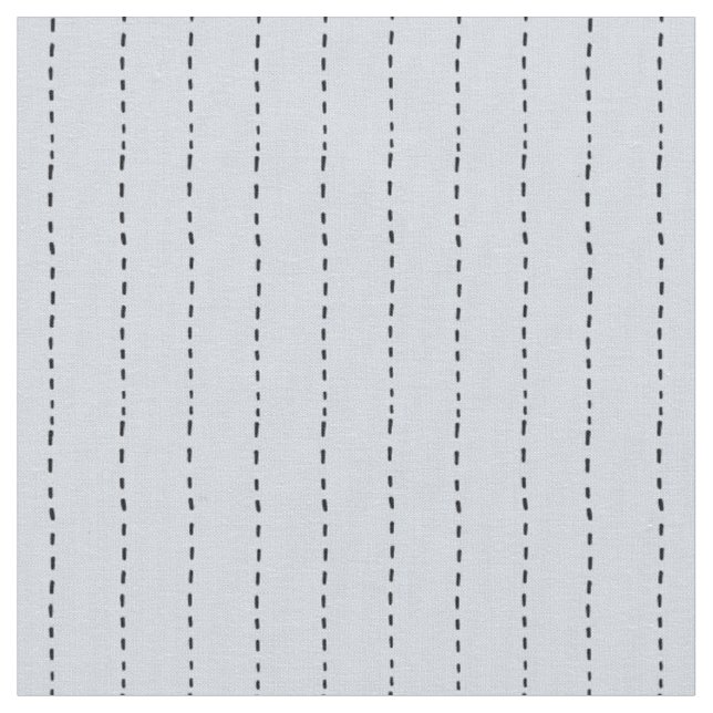 Dashed Lines on Pale Blue Fabric (Close Up)