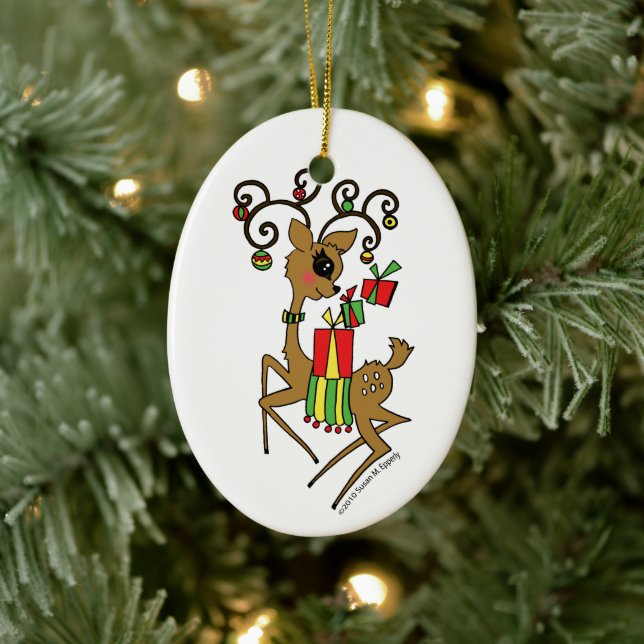 Dasher Ceramic Tree Decoration (Tree)