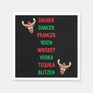 Dasher Dancer Napkin