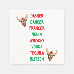 Dasher Dancer Napkin