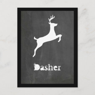 Dasher Holiday Postcard