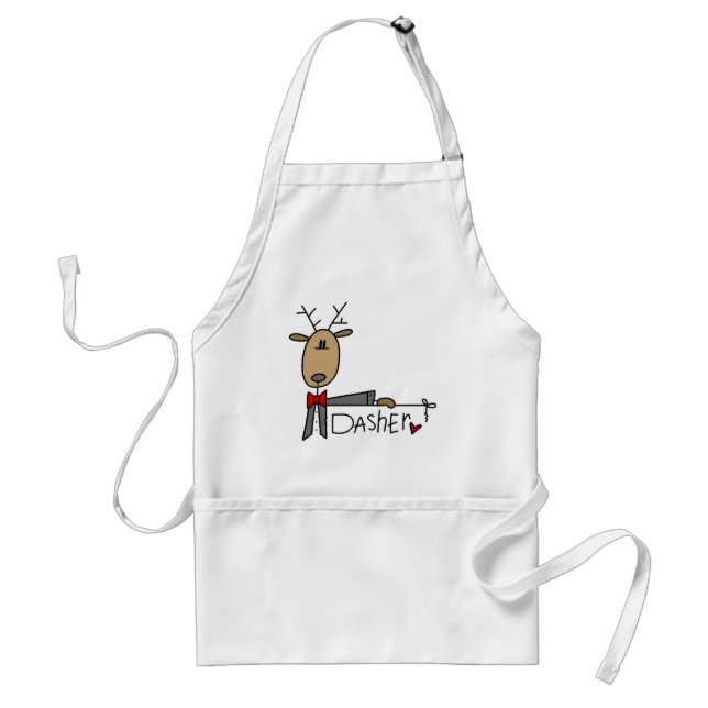 Dasher Reindeer Tshirts and Gifts Standard Apron (Front)