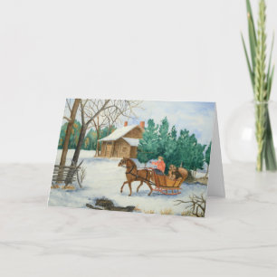 Dashing Christmas & New Year Card