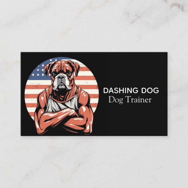 Dashing Dog Business Card (Front)