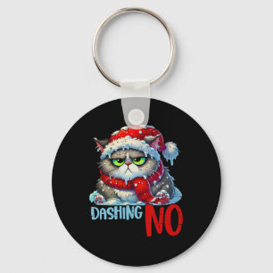 Dashing Through The No Funny Sarcastic Christmas C Key Ring