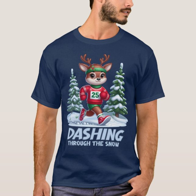 Dashing Through the Snow T-Shirt (Front)