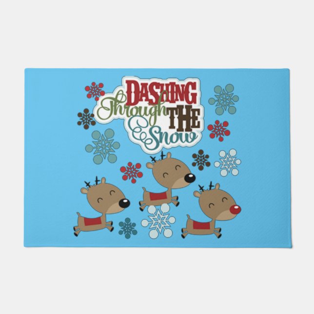 Dashing Throw The Snow Doormat (Front)
