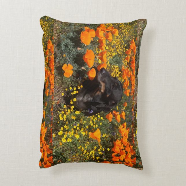 DashshundAccent Pillow (Back(Vertical))