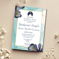 Dastar Bandi invitation card template