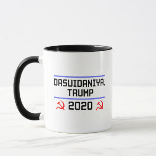 Dasvidaniya Trump 2020 Russia Anti-Trump Mug