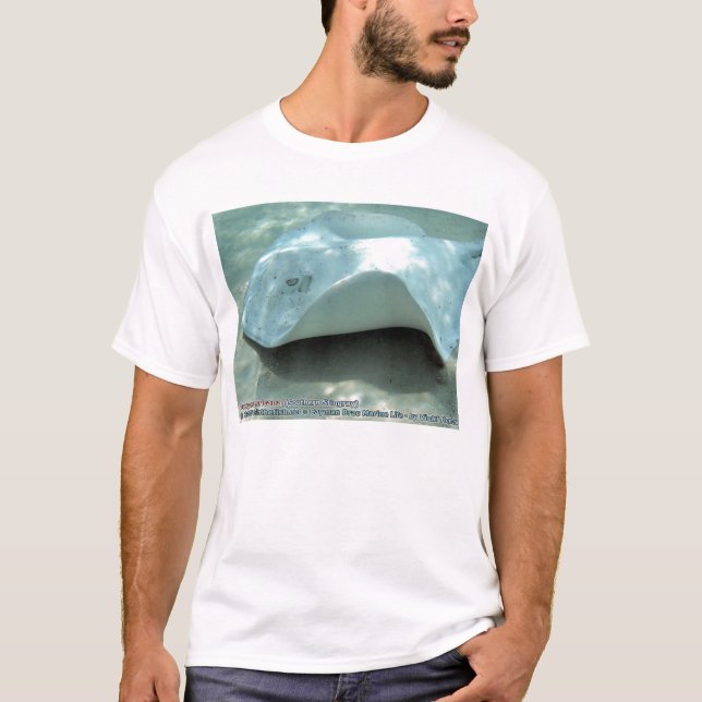 Dasyatis americana (Albino Southern Stingray) T-Shirt (Front)