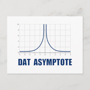 Dat Asymptote Postcard