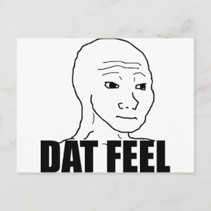 Dat Feel Postcard