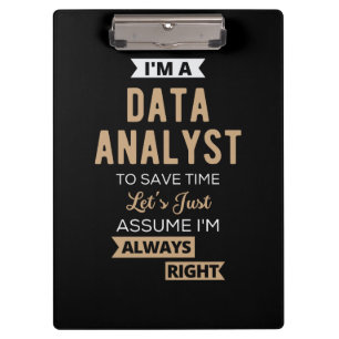 Data Analyst Clipboard