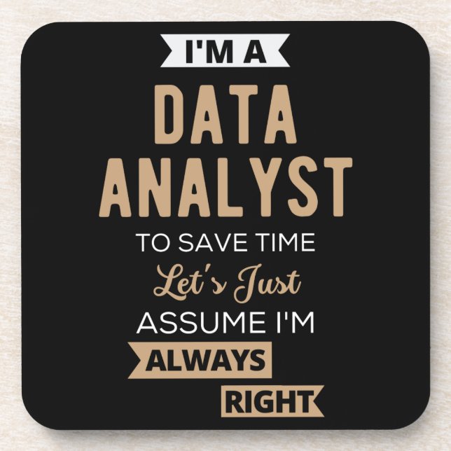 Data Analyst Coaster (Front)