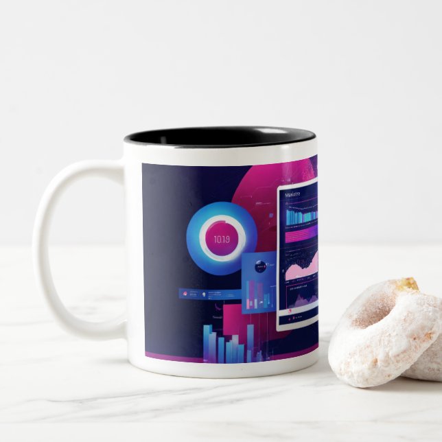 Data analyst coffee cup (With Donut)