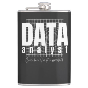 Data Analyst Design - I’ve Got a Spreadsheet Hip Flask