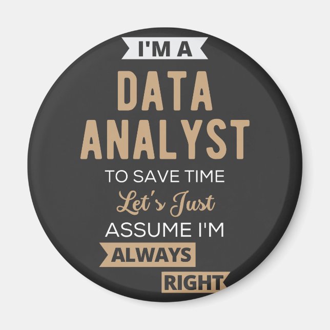 Data Analyst Magnet (Front)