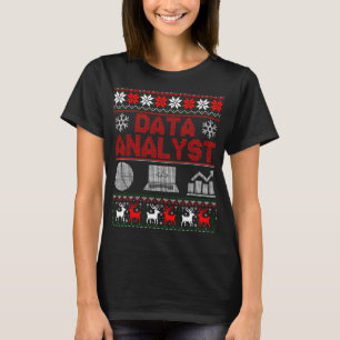 Data Analyst Off Shoulder Christmas Ugly Sweater