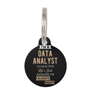 Data Analyst Pet Tag