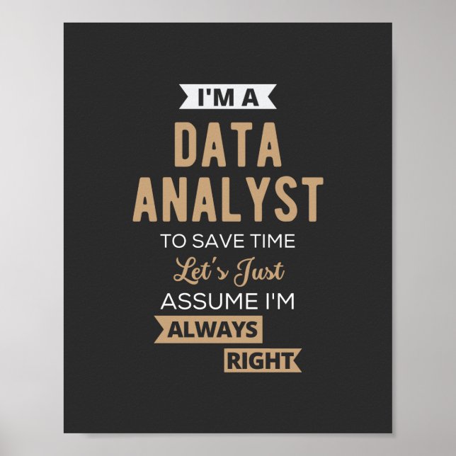 Data Analyst Poster (Front)
