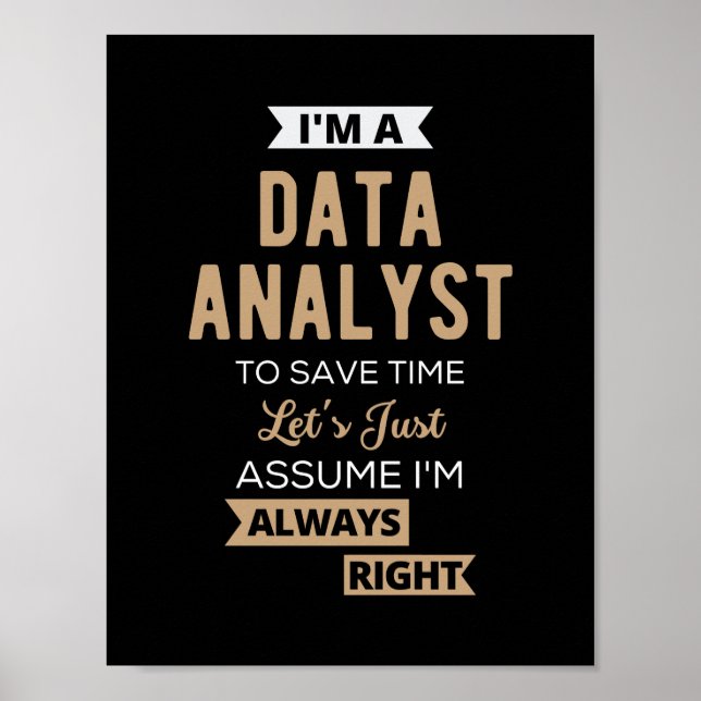 Data Analyst Poster (Front)