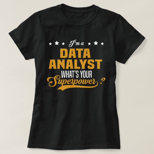 Data Analyst T-Shirt (Design Front)