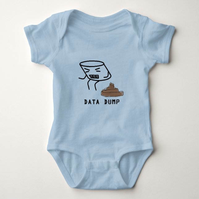 Data Dump Baby Bodysuit (Front)