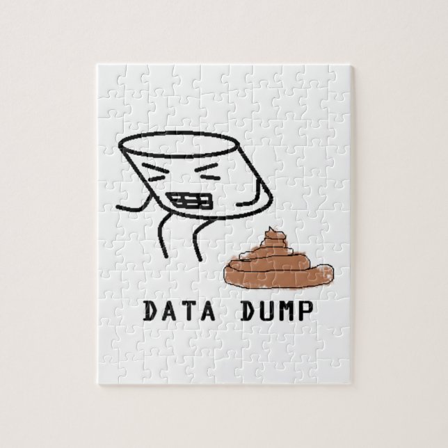 Data Dump Jigsaw Puzzle (Vertical)