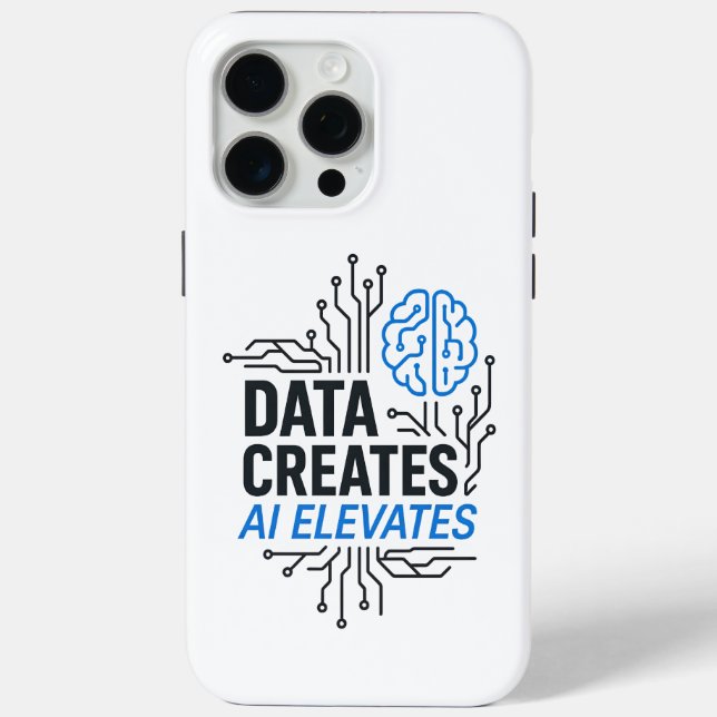 Data Foundation Ascent: Abstract AI Elevation Tech Case-Mate iPhone Case (Back)
