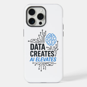 Data Foundation Ascent: Abstract AI Elevation Tech iPhone 15 Pro Max Case