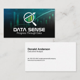 Data Graphs   Analysis Logo Business Card