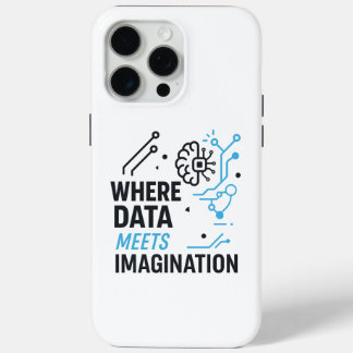 Data Imagination Nexus: Abstract Algorithmic iPhone 15 Pro Max Case