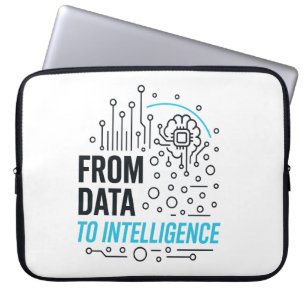 Data Intelligence Odyssey: Abstract Information Laptop Sleeve