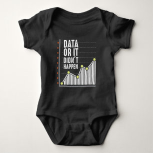Data Nerd Behavior Analyst Statistics Scientist Baby Bodysuit