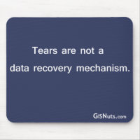 Data Recovery Mechanism Mousepad