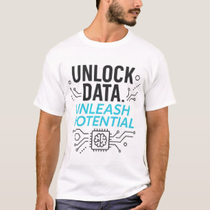 Data Revolution: Abstract AI Potential Matrix Tech T-Shirt