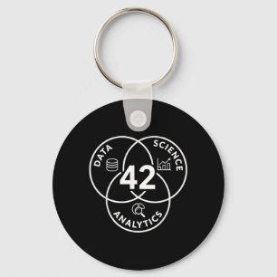 Data Science Analytics 42 Diagram Design Key Ring