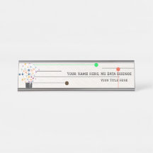 Data Science Desk Plate